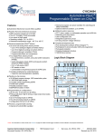 Cypress Semiconductor CY8C24894 Specifications