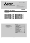 Mitsubishi Electric MSZ-G09SV Service manual