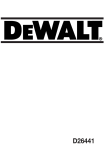 DeWalt D26441 Technical data