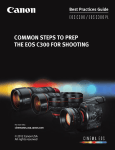Canon EOS C300 PL Instruction manual