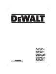 DeWalt D25601 Technical data