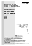 Makita HR2450F/FT Instruction manual