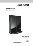 Buffalo WBMR-HP-GNV2 User manual