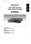 ADEMCO AVR960SV Instruction manual