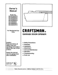 Craftsman 139.53645SRT3 Owner`s manual