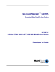 Multitech CDMA Specifications