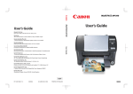 Canon MP390 User`s guide