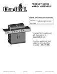 Char-Broil 463234312 Product guide