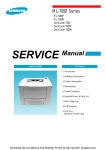 Samsung ML-7000N Service manual