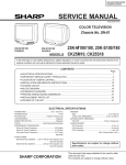 Sharp 25K-M100 Service manual