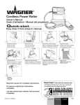 WAGNER Cordless Power Roller Owner`s manual