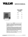 Vulcan-Hart VC20HGP Service manual