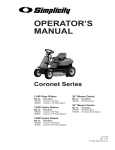 AGCO Allis 512 SERIES Operator`s manual