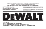 DeWalt D2002M Instruction manual