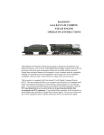 Rail King 6-8-6 Steam Turbine Engine Operating instructions