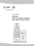 AT&T EL51109 User`s manual