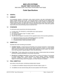 MGE UPS Systems Galaxy 3000 Specifications