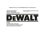 DeWalt DW008 Instruction manual