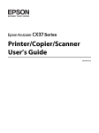 Epson AcuLaser CX37DNF  Guide User`s guide