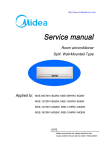 Midea 16 SEER Service manual
