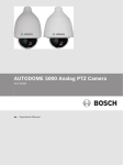 Bosch AUTODOME 5000 PTZ Technical data