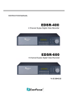 EverFocus EDSR400H Instruction manual