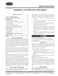 Carrier ZONECC3Z Instruction manual