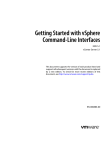 Getting Started with vSphere Command-Line Interfaces