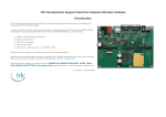 TDC Development Support Board for Siemens Wireless Modules