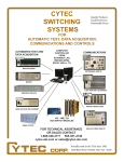 VDO CYTEC C 10 Specifications