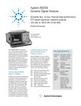 Agilent Technologies 35670A Service manual