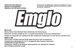 Emglo EM810-4M Instruction manual