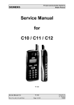 Siemens C10 Service manual