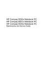 Compaq 6535s - Notebook PC Specifications