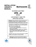 Schwank STR-JZ Owner`s manual