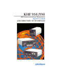 AlliedSignal KHF 950 Technical information