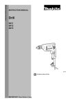 Makita 6411 Instruction manual