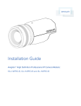 Avigilon 12L-H4PRO-B Installation guide