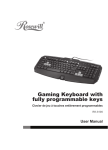 Rosewill RK-8100 User manual