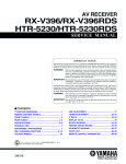 Yamaha HTR-5230RDS Service manual