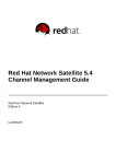 Red Hat Network Satellite 5.4 Channel Management Guide