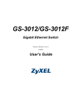ZyXEL Communications GS-2750 User`s guide