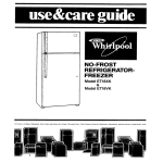 Whirlpool ET18XK Specifications