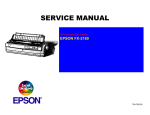 Epson FX-2180 - Impact Printer Service manual