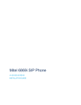 Mitel 6869i Installation guide