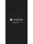 Mophie Juice Pack PowerStation User manual