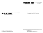 Black Box MDS920C-10BT Specifications