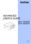 Brother DCP-J925DW User`s guide