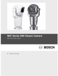Bosch MIC Series 550 Classic User manual