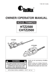 RedMax CHTZ2500 Specifications